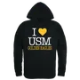 W Republic I Love Hoodie Southern Mississippi Golden Eagles 553-151