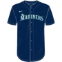 Nike MLB Adult/Youth Dri-Fit Full Button Jersey N140 / NY40 SEATTLE MARINERS