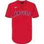 Nike MLB Adult/Youth Dri-Fit 1-Button Pullover Jersey N383 / NY83 LOS ANGELES ANGELS
