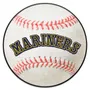 Fan Mats Seattle Mariners Baseball Rug - 27In. Diameter