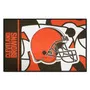 Fan Mats Cleveland Browns Rubber Scraper Door Mat Xfit Design