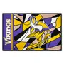 Fan Mats Minnesota Vikings Rubber Scraper Door Mat Xfit Design