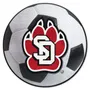 Fan Mats South Dakota Coyotes Soccer Ball Rug - 27In. Diameter