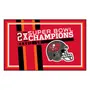 Fan Mats Tampa Bay Buccaneers Dynasty 4Ft. X 6Ft. Plush Area Rug