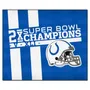 Fan Mats Indianapolis Colts Dynasty Tailgater Rug - 5Ft. X 6Ft.