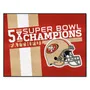 Fan Mats San Francisco 49Ers All-Star Rug - 34 In. X 42.5 In. Plush Area Rug