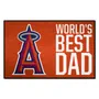 Fan Mats Los Angeles Angels Starter Accent Rug - 19In. X 30In. World's Best Dad Starter Mat