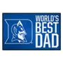 Fan Mats Duke Blue Devils Starter Accent Rug - 19In. X 30In. World's Best Dad Starter Mat