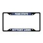 Fan Mats Penn State Nittany Lions Metal License Plate Frame Black Finish
