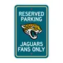 Fan Mats Jacksonville Jaguars Team Color Reserved Parking Sign Decor 18In. X 11.5In. Lightweight