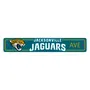 Fan Mats Jacksonville Jaguars Team Color Street Sign Decor 4In. X 24In. Lightweight