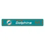 Fan Mats Miami Dolphins Team Color Street Sign Decor 4In. X 24In. Lightweight