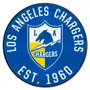 Fan Mats Los Angeles Chargers Roundel Rug - 27In. Diameter