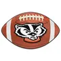 Fan Mats Wisconsin Badgers Football Rug - 20.5In. X 32.5In.