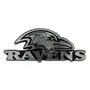 Fan Mats Baltimore Ravens Molded Chrome Plastic Emblem