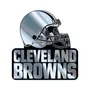Fan Mats Cleveland Browns Molded Chrome Plastic Emblem