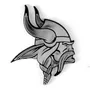 Fan Mats Minnesota Vikings Molded Chrome Plastic Emblem