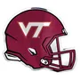 Fan Mats Virginia Tech Hokies Heavy Duty Aluminium Helmet Emblem