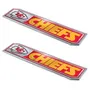 Fan Mats Kansas City Chiefs 2 Piece Heavy Duty Aluminum Embossed Truck Emblem Set