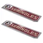 Fan Mats Florida State Seminoles 2 Piece Heavy Duty Aluminum Embossed Truck Emblem Set