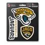 Fan Mats Jacksonville Jaguars 3 Piece Decal Sticker Set
