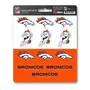 Fan Mats Denver Broncos 12 Count Mini Decal Sticker Pack