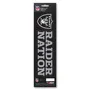 Fan Mats Las Vegas Raiders 2 Piece Team Slogan Decal Sticker Set