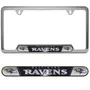 Fan Mats Baltimore Ravens Embossed License Plate Frame