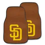 Fan Mats San Diego Padres Carpet Car Mat Set - 2 Pieces
