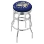 Georgetown University Ribbed Double-Ring Bar Stool